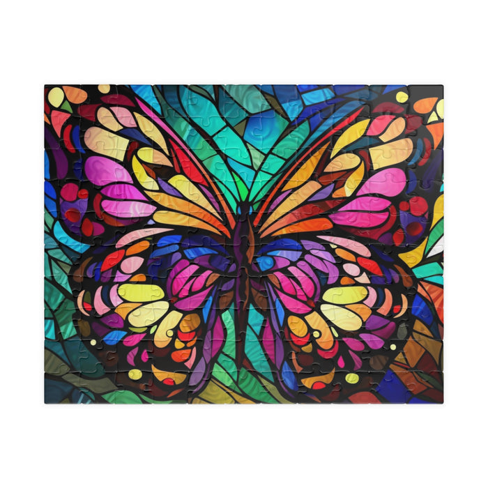 Summer Butterfly Stained Glass Puzzle - 1014 Pieces
