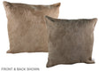 Taupe Cowhide Pillow #A36959
