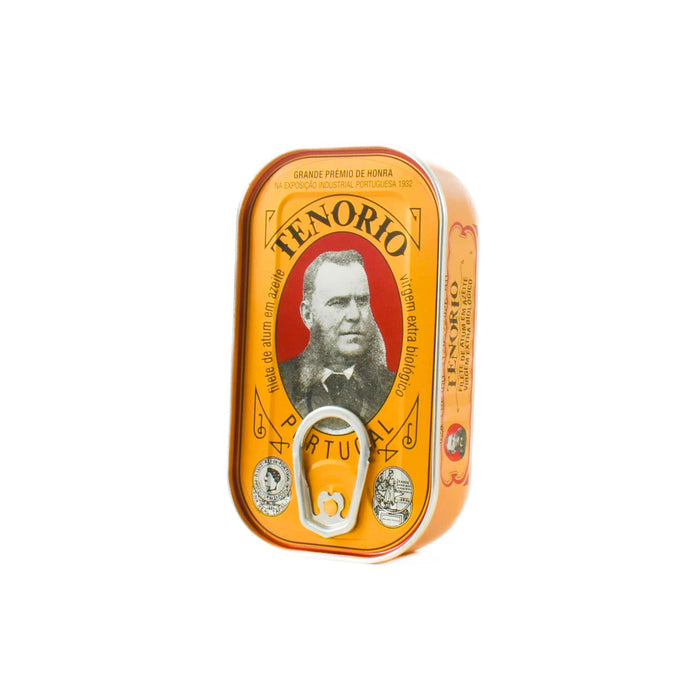 Tenoria Natural Tuna Fillet in Organic Olive Oil, 120g