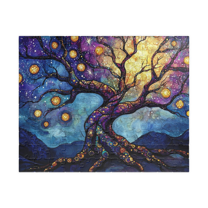 The Cosmic Tree Purple Puzzle - 1014 Pieces
