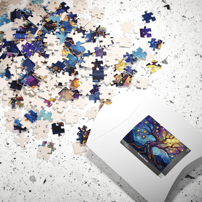 The Cosmic Tree Purple Puzzle - 1014 Pieces