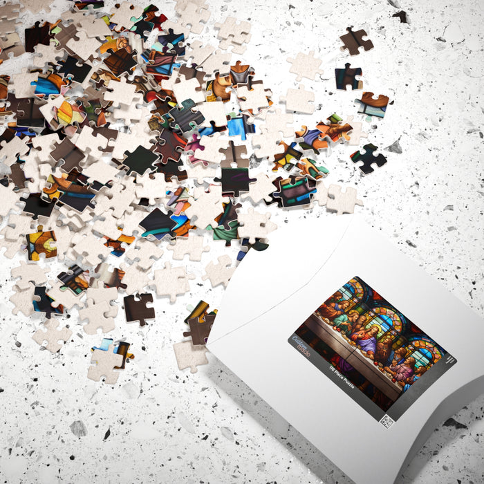 The Last Supper Stained Glass Puzzle - 1014 Pieces