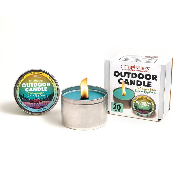The Outdoor Candle - Citronella and Eucalyptus - Corkscrew Kid