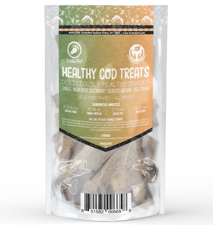 Tickled Pet Cod Snacks Dog Treats