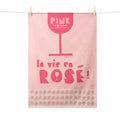 La Vie en Rose French Jacquard Tea Towel