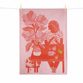 Les Pommes Embroidered French Jacquard Tea Towel