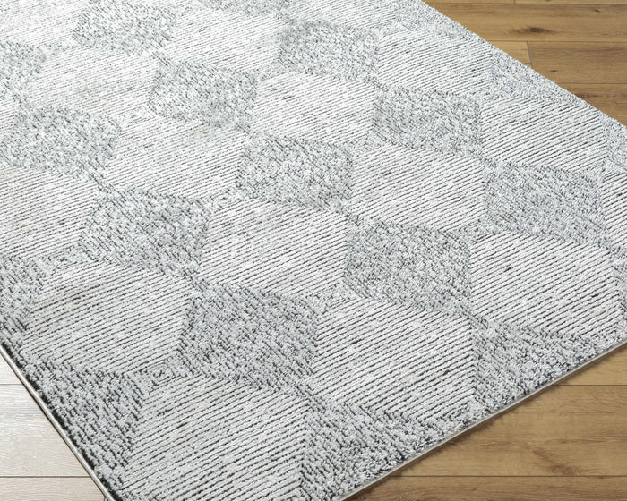 Truda Modern Geometrical Pattern Ivory Rug - The Rug Decor