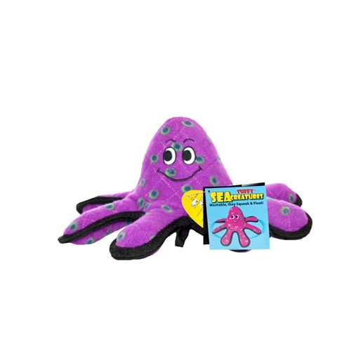 Tuffy Ocean Dog Squeaky Dog Toys, Octopus