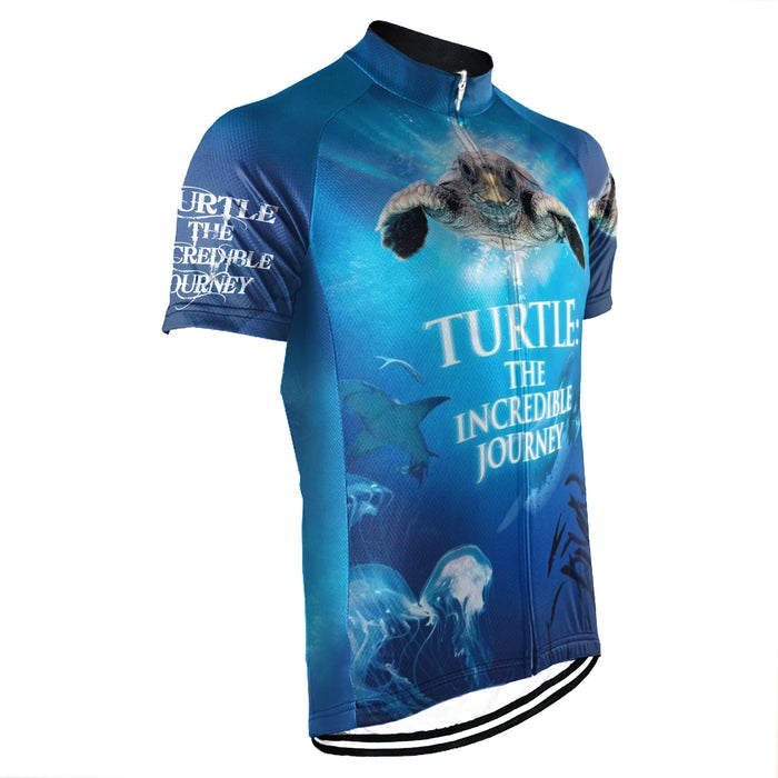 Turtle Short Sleeve Cycling Jersey for Men