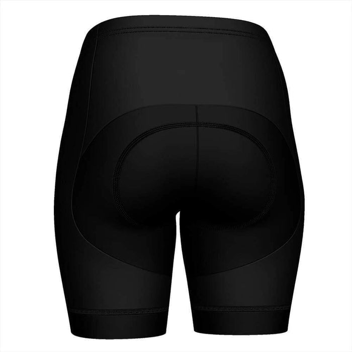 Unisex Black Cycling Shorts
