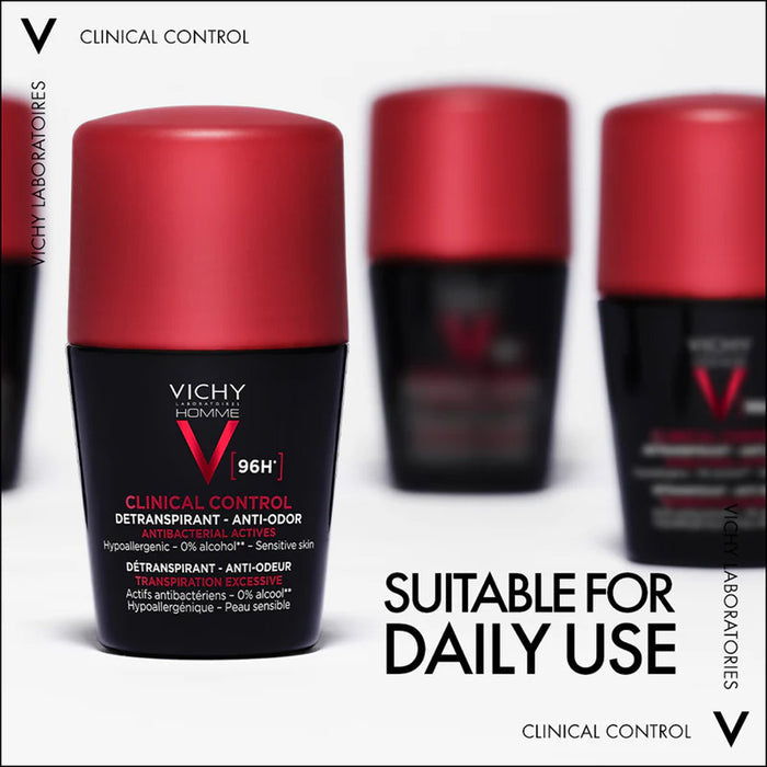 VICHY 96 Hour Clinical Control Deodorant For Men 50ml