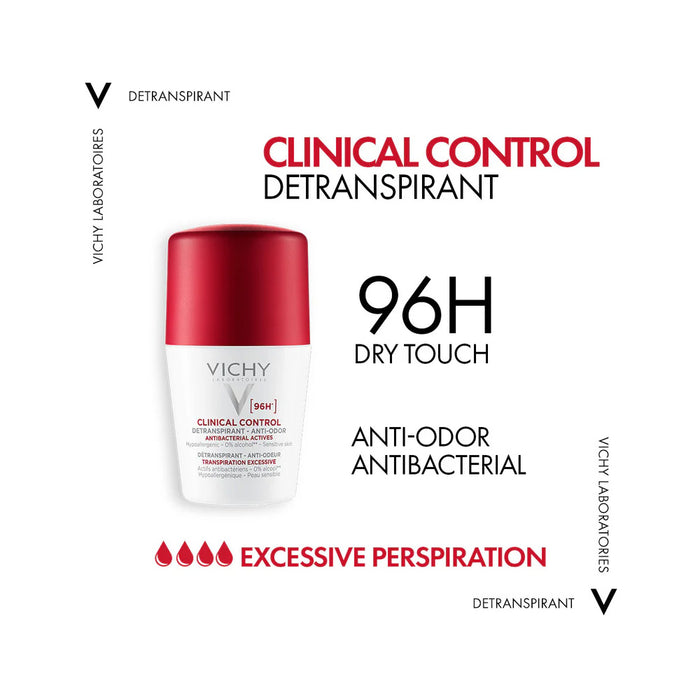 VICHY 96 Hour Clinical Control Deodorant For Women 50ml