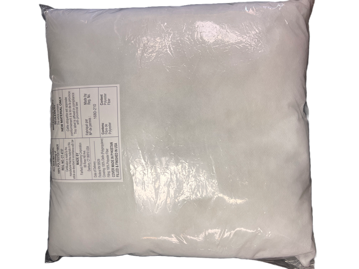 White 16"x16" Pillow Form