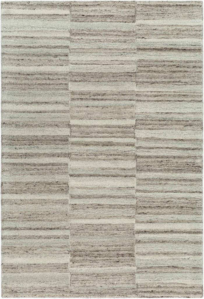 Xanti Contemporary Style Taupe Hand Tufted Wool Rug - The Rug Decor